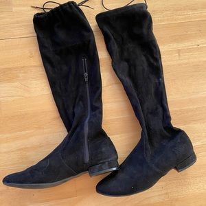 🚨steve madden girls black knee boots🚨